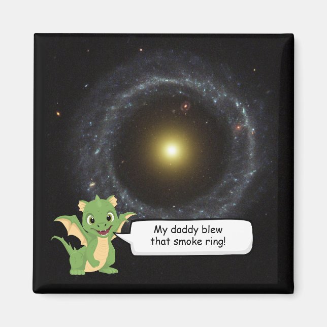 Hoag's Object Astrophysics Humour  Magnet (Front)