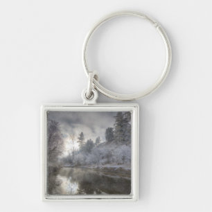 Hoarfrost along a slough at the Kelly Island Key Ring