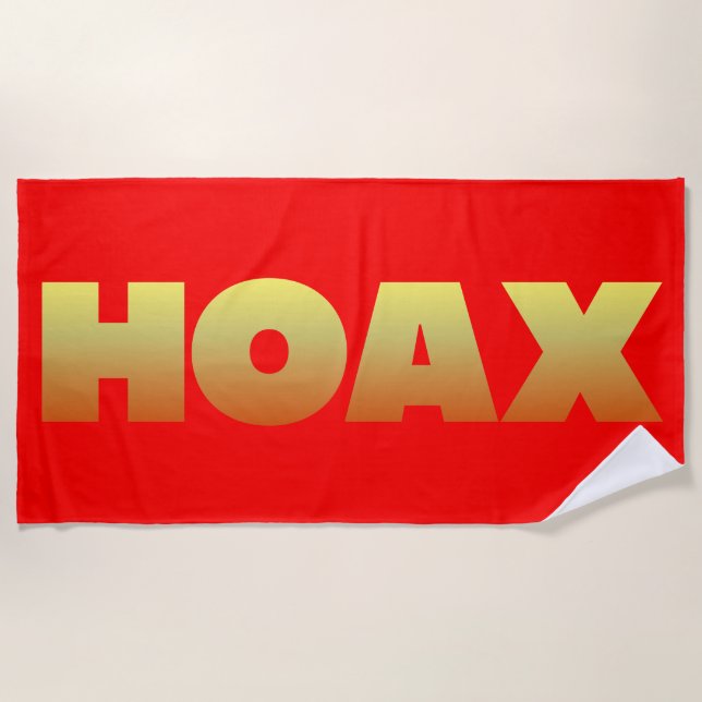 HOAX DESIGN BEACH TOWEL (Front)