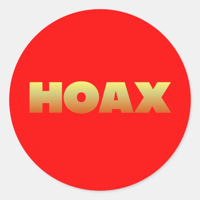 HOAX STICKER STICKERS (Front)