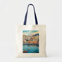 Hobart Australia Travel Art Vintage