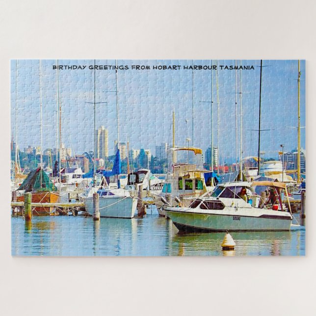 Hobart  Harbor Tasmania Jigsaw Puzzle (Horizontal)
