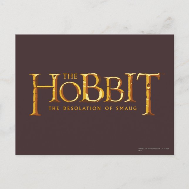 Hobbit Logo - Gold Postcard (Front)