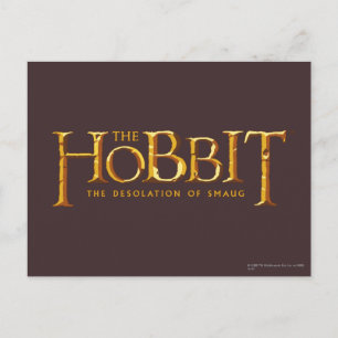 Hobbit Logo - Gold Postcard
