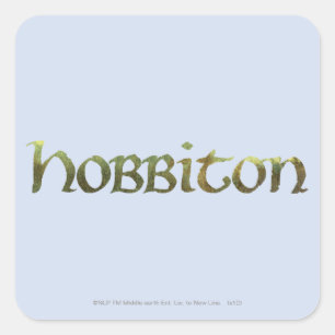 HOBBITON™ Textured Square Sticker