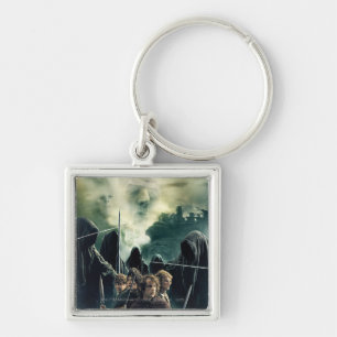 Hobbits Ready to Battle Key Ring
