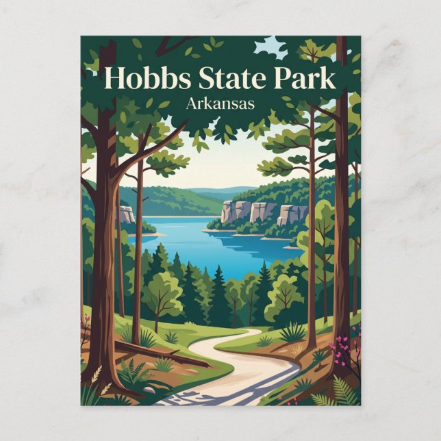 Hobbs State Park-Conservation Area Arkansas Postcard (Front)