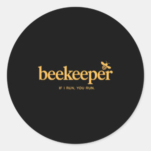 Hobby Beekeepers Apiary Bee Lovers Homestead Polli Classic Round Sticker