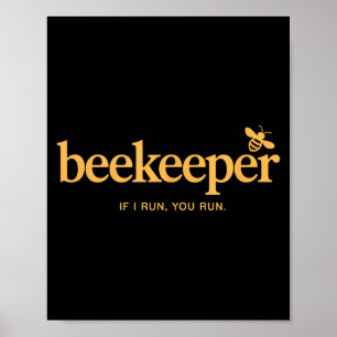 Hobby Beekeepers Apiary Bee Lovers Homestead Polli Poster
