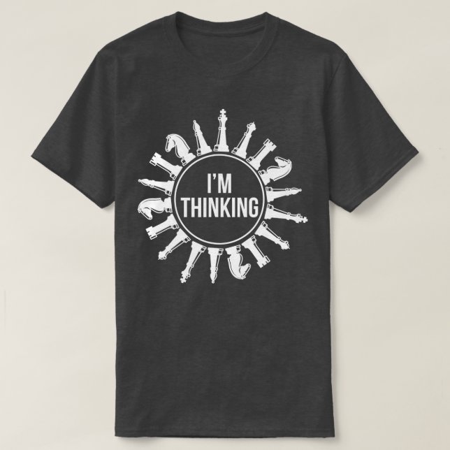 Hobby Chess Player Gift Strategy Chess  T-Shirt (Design Front)