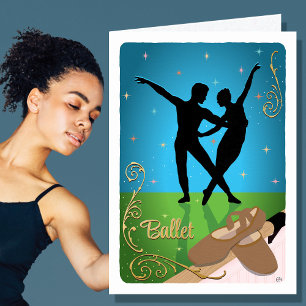 Hobby Dancing Ballet Brown Card