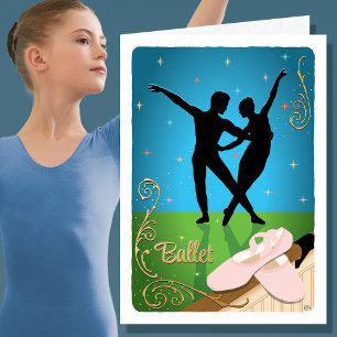 Hobby Dancing Ballet Pink Card