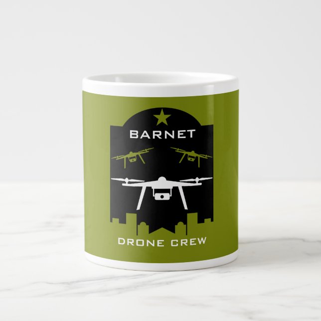 Hobby Drone Clubs And Groups Large Coffee Mug (Front)