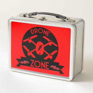 Hobby Drone Pilot Metal Lunch Box