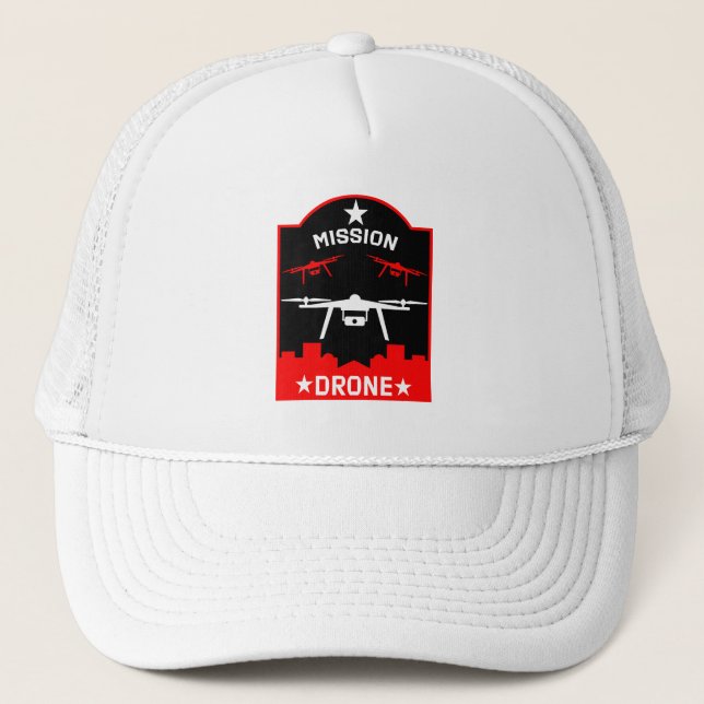 Hobby Drone Pilot Trucker Hat (Front)