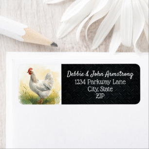 Hobby Farm Market Chicken Eggs Return Address Label