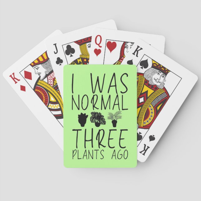 Hobby Gardener Plants Playing Cards (Back)