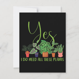 Hobby Gardener Thank You Card