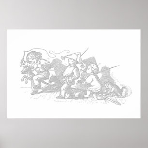 Hobby Horse Kid's Art Poster