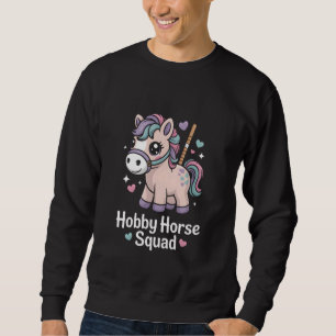 Hobby Horse Squad Pastel Kawaii Pony Kids Sweatshirt