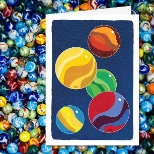 Hobby Marbles Blank Card