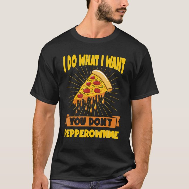 Hobby Pizza Maker Expert Pizza Making T-Shirt (Front)