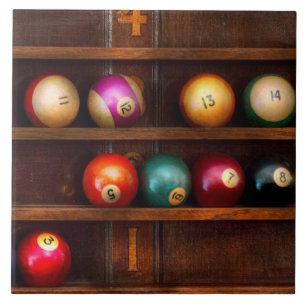 Hobby - Pool - Let's play billiards Ceramic Tile