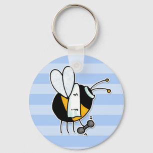 hobby - rather bee at the gym no txt key ring
