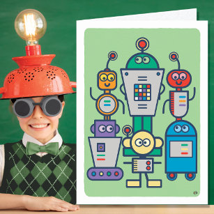 Hobby Robots AI Blank Card