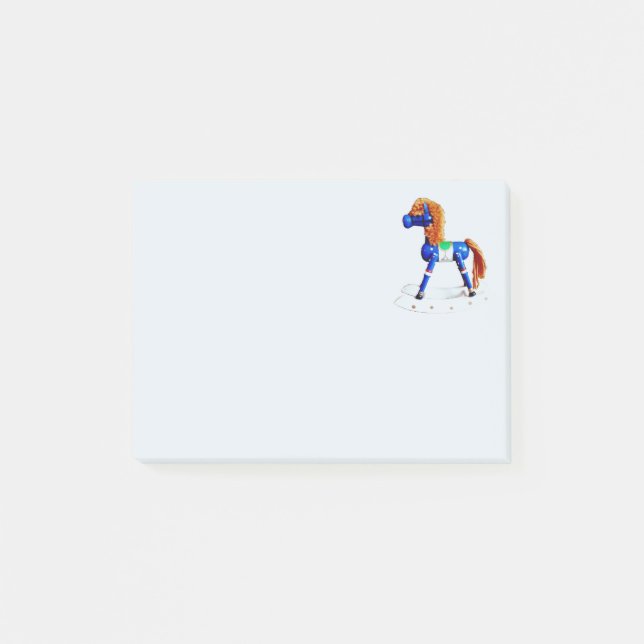 Hobby Rocking Horse customisable Post-it Notes (Front)