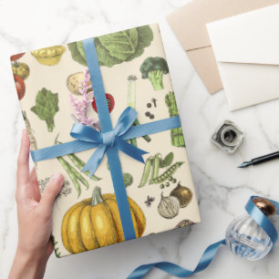 Hobby Vegetable Growing Gardening Wrapping Wrapping Paper