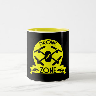 Hobbyist Drone Drone Pilot Photography Races Two-Tone Coffee Mug