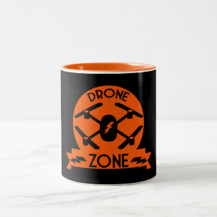 Hobbyist Drone   Drone Pilot   Photography   Races Two-Tone Coffee Mug