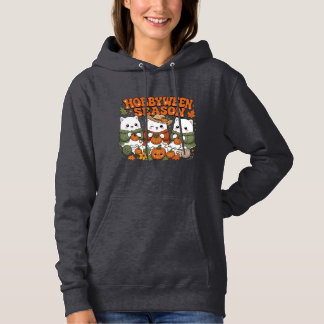 Hobbyween Season Shirt | Crochet Ghost Cats