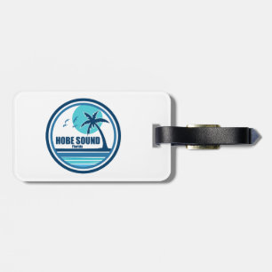 Hobe Sound Florida Palm Tree Birds Luggage Tag