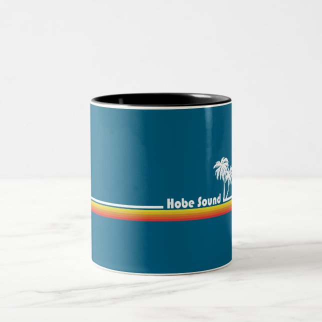 Hobe Sound Florida Two-Tone Coffee Mug (Center)