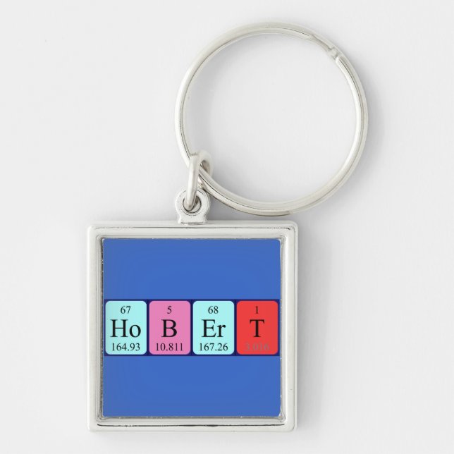 Hobert periodic table name keyring (Front)