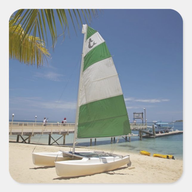 Hobie Cat, Plantation Island Resort Square Sticker (Front)