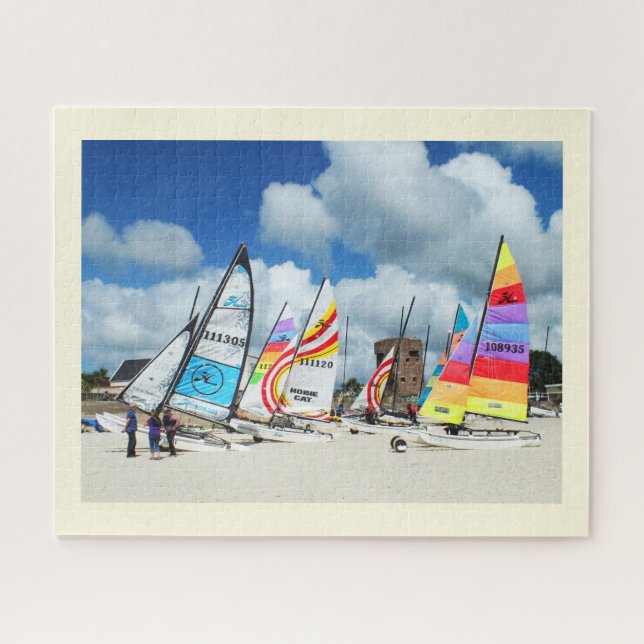 Hobies on the beach jigsaw puzzle (Horizontal)