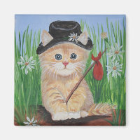 Hobo Cat Magnet