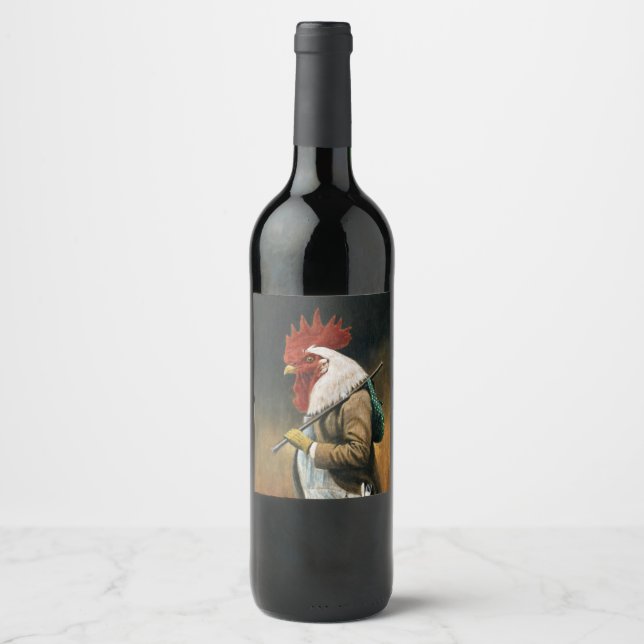 Hobo Cockerel Wine Label (Front)