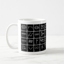Hobo Signs and Symbols with meanings Series #2 Coffee Mug