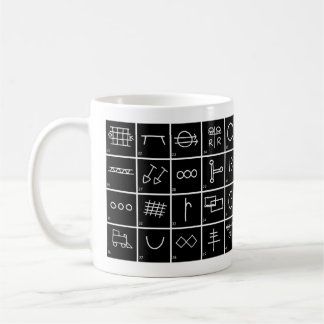 Hobo Signs and Symbols with meanings Series #2 Coffee Mug