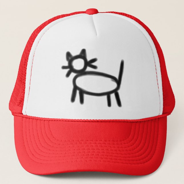 Hobo symbol: lady trucker hat (Front)