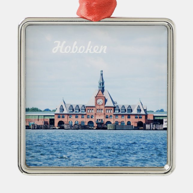 Hoboken Metal Ornament (Front)