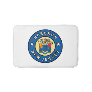 Hoboken New Jersey Bath Mat