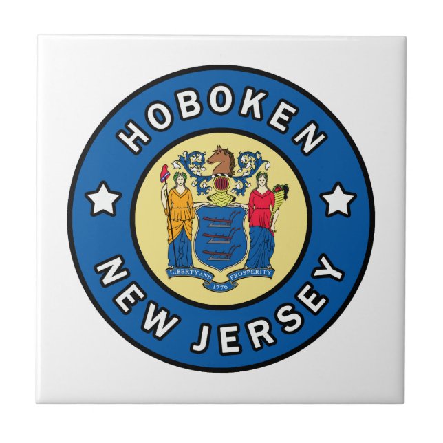 Hoboken New Jersey Ceramic Tile (Front)