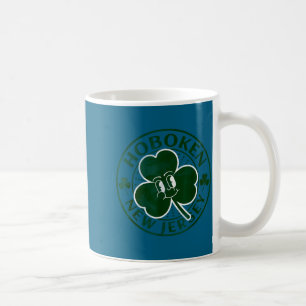Hoboken New Jersey Irish Shamrock Nj Retro Souveni Coffee Mug