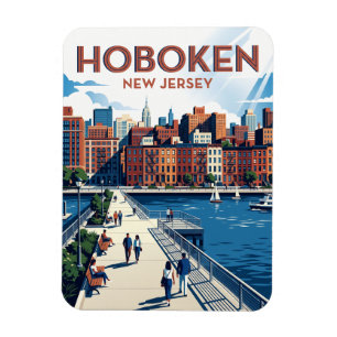Hoboken New Jersey Magnet