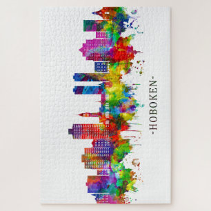 Hoboken New Jersey Skyline Jigsaw Puzzle
